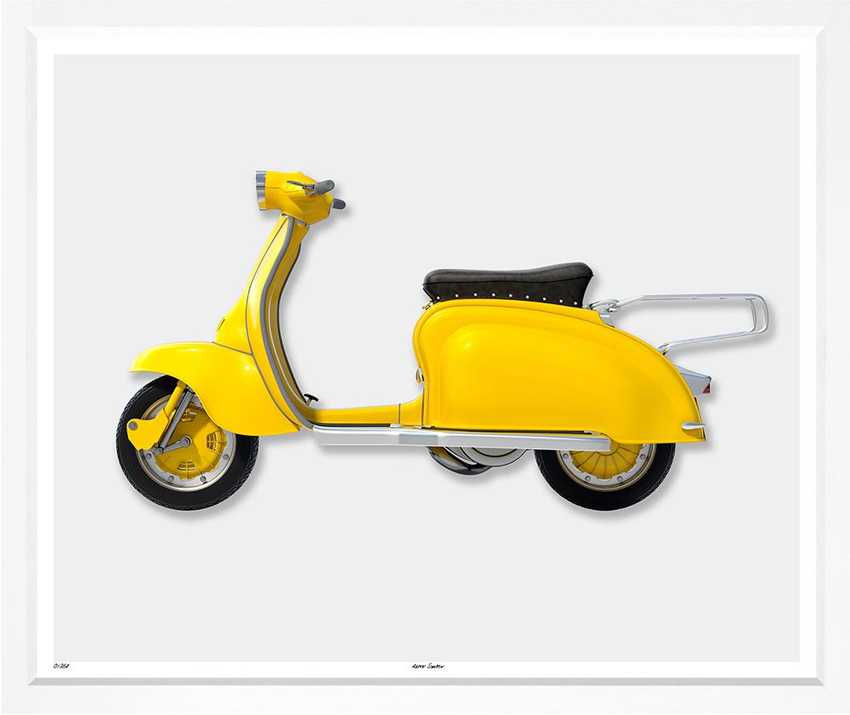 Художественный принт Retro Scooter Trowbridge