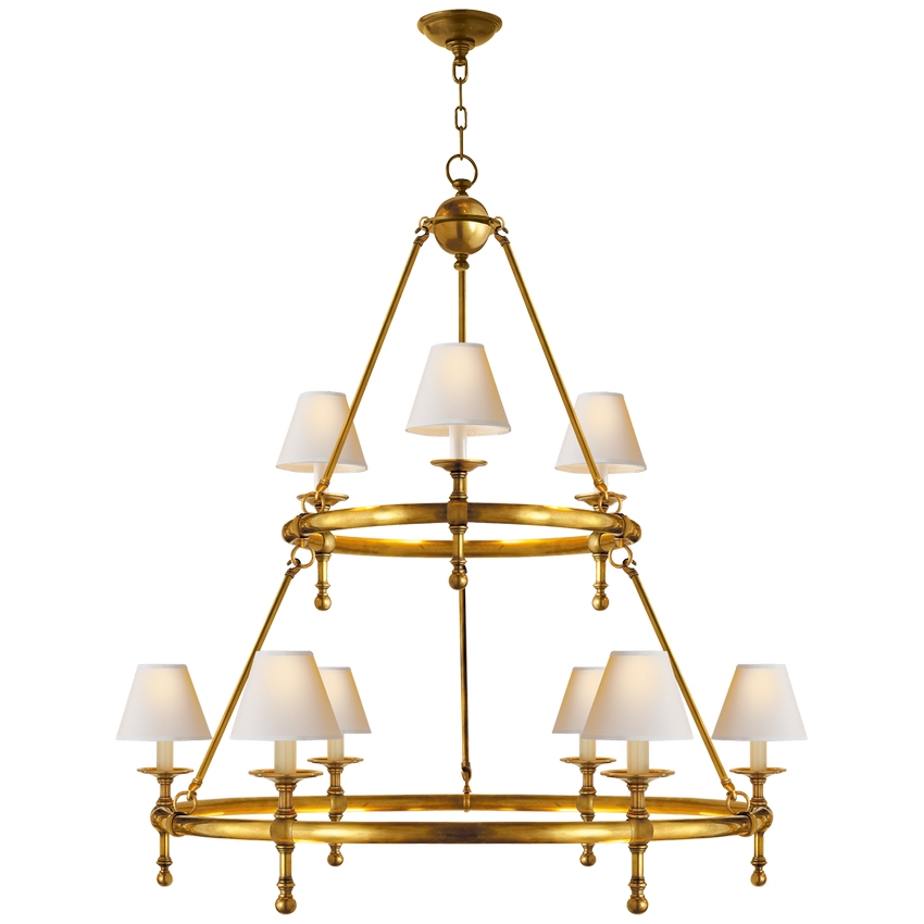 Люстра Classic Two-Tier Ring Visual Comfort