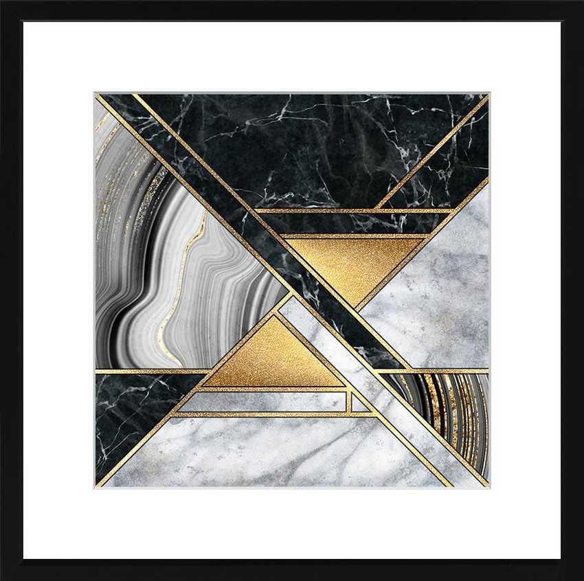 Художественный принт Marble & Gold Deco   Trowbridge